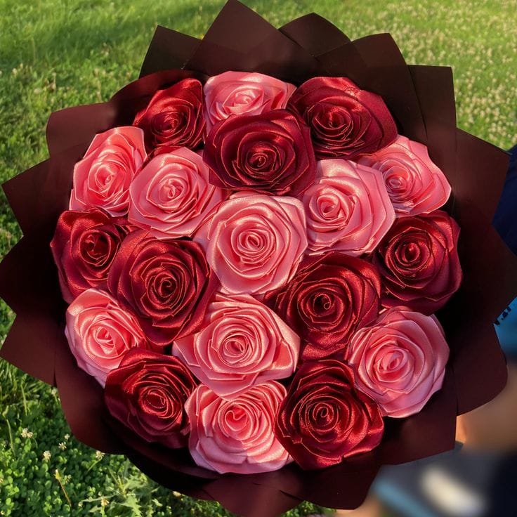 Trendy Ribbon Bouquet – Sweet Gift for Any Occasion